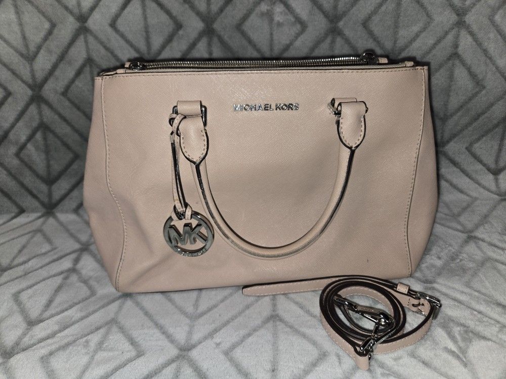 Michael Kors Satchel In Soft Blush 
