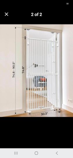 New floor to ceiling pet gate