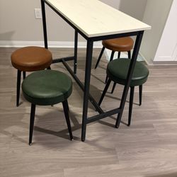 Stools With Table 
