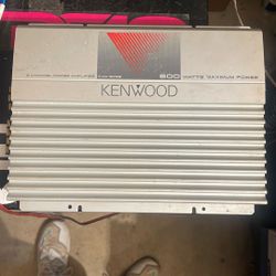 Kenwood 600 Watt Amp 2 Channel 