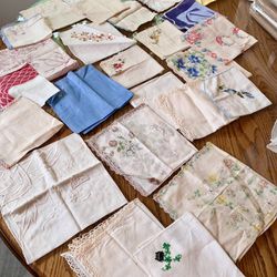 Lot of 27 Vintage Handkerchiefs #051924A2