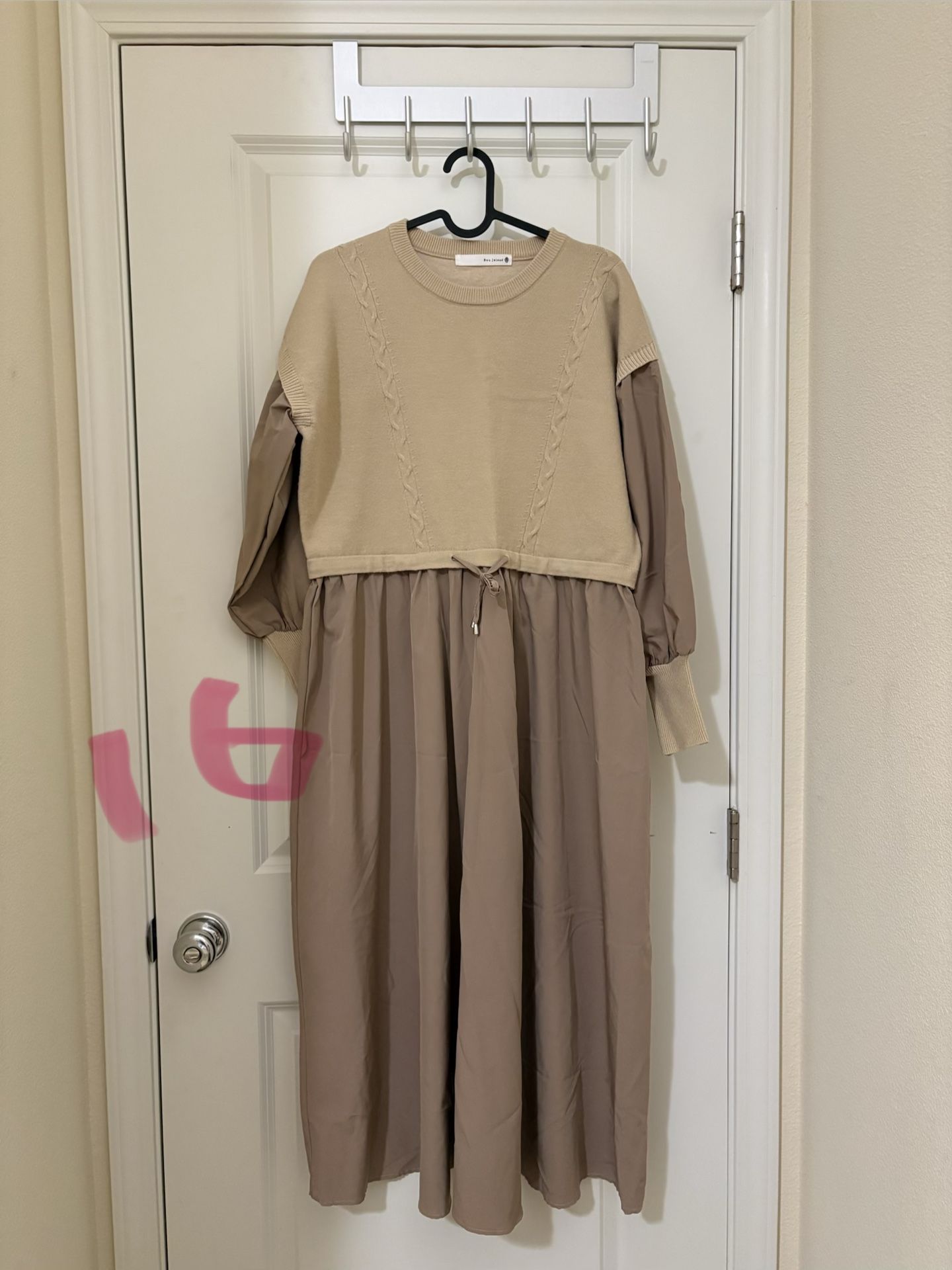 2 Material Japanese Style Dress