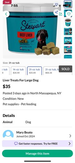 Liver Treats For Large Dog