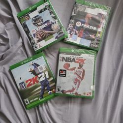 2k21 Sports Games(Xbox One X, Xbox One Enhanced ) $45each