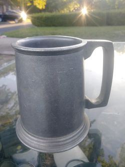 Vintage pewter beer stein/mug