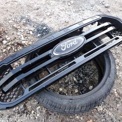 2018 - 2021 Ford Ranger Front Phantom Black Grill With Emblem OEM Part