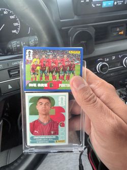 Cristiano sticker y portugal seleccion panini