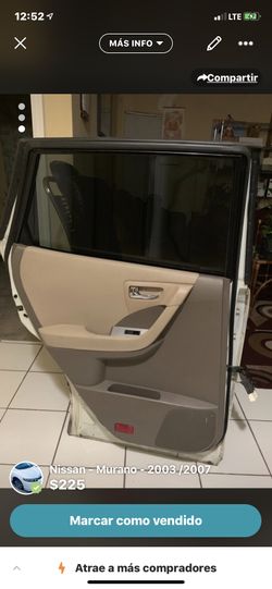 Nissan Murano door rear left Complete