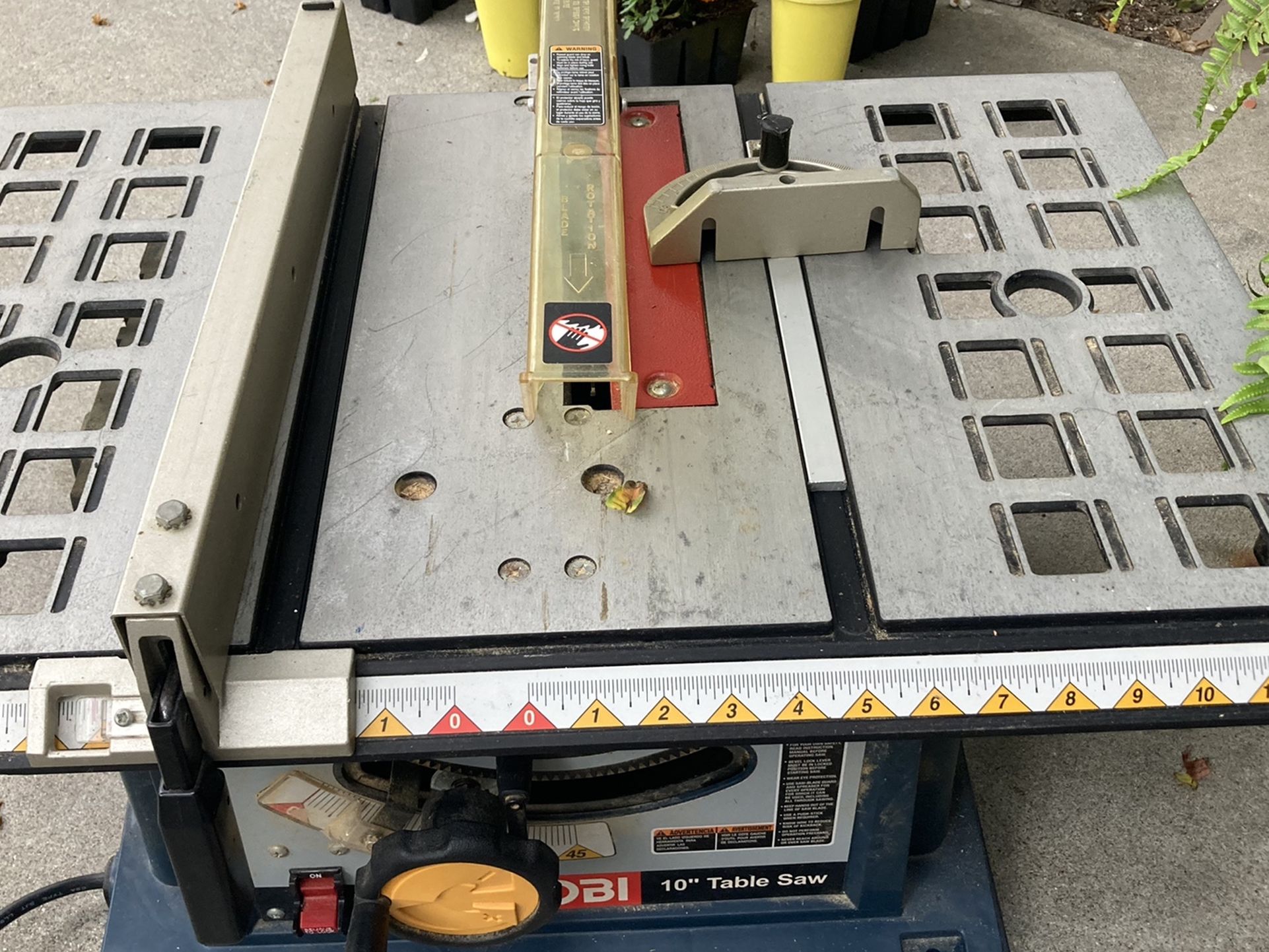 Ryobi Table Saw 10in