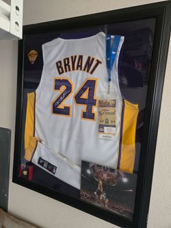 Signed Framed Koby Jersey