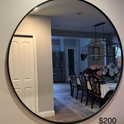 Large Round Mirror