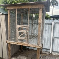 Large Outdoor Wooden Bird Cage / Aviary