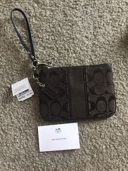 Coach wristlet