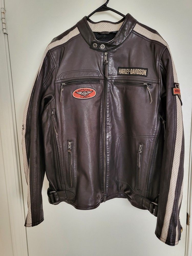 HARLEY DAVIDSON MEN'S COMMAND LEATHER JACKET - Main Image