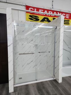 Shower Base Combo And Glass Doors