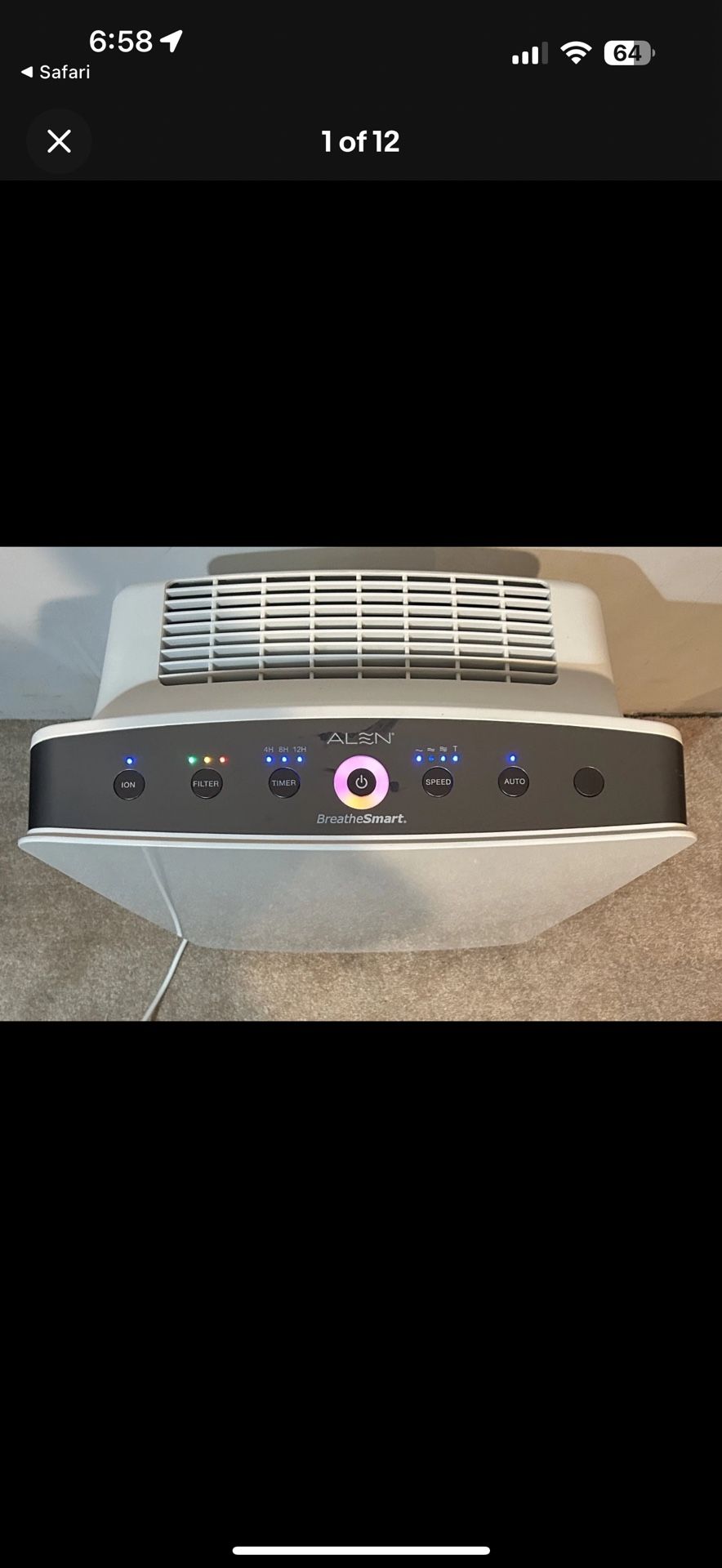 Allen Breath Smart 45i Air Purifier