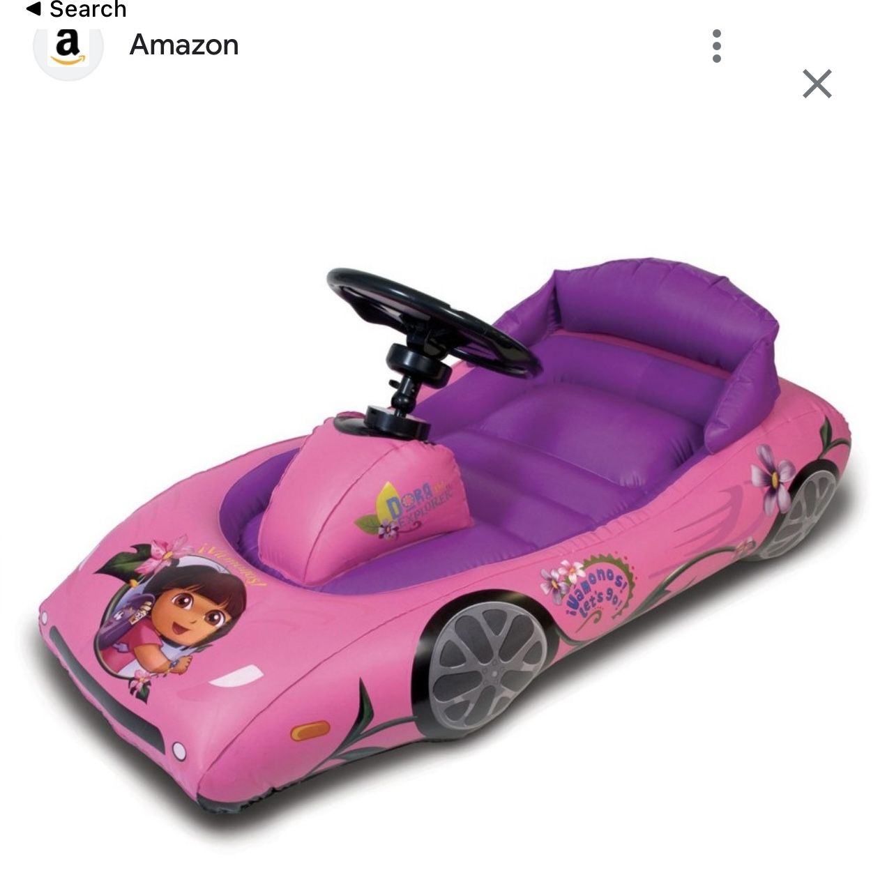Dora The Explorer Inflatable Sports Car