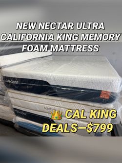 NEW NECTAR ULTRA CALIFORNIA KING MEMORY FOAM MATTRESS