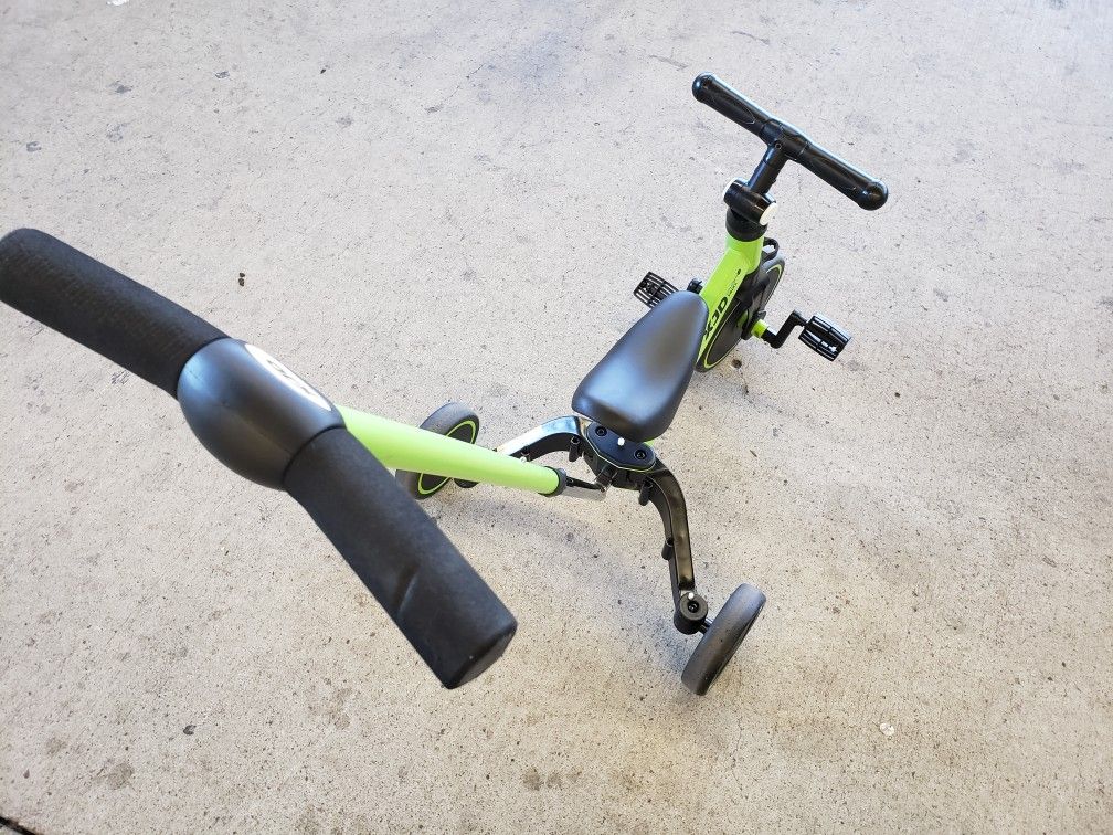 Xdj Children Trike Green Foldable