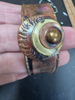 Mixed metal vintage bracelet