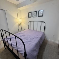 Full Size Bed Frame + Mattress