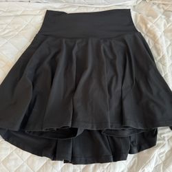POPFLEX Twirl Skort (Longer) - Black - Size Medium