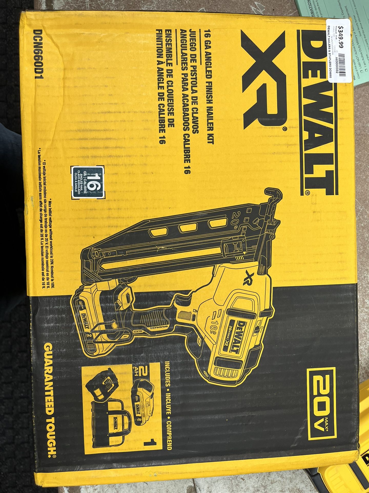 DEWALT 16G Finish Nailer (332)
