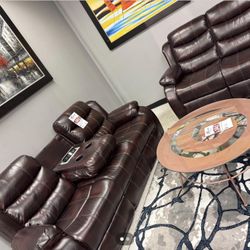 BRAND NEW SOFA AND LOVESEAT WITH OPTIONAL RECLINER AND FREE DELIVERY