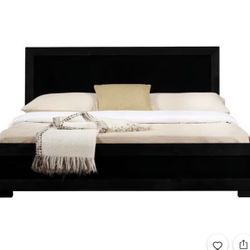 Queen Platform Bed Frame With It With Out Mattress