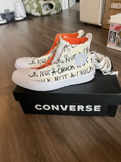 Converse Not A Chuck, White/Orange, 8.5