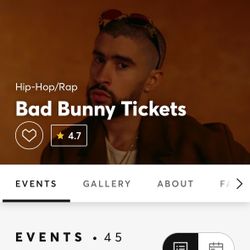Bad Bunny Tickets Message Me 