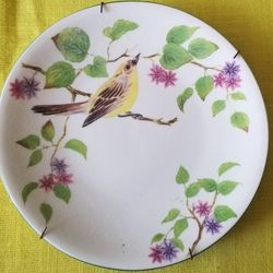 American Atelier at Home porceaine 8' BIRD dish, vintage
