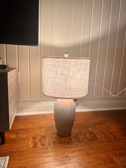 Single Farmhouse Rustic Bedside Lamp