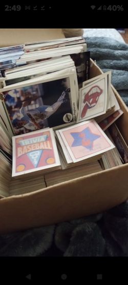 Boxes of sportscards