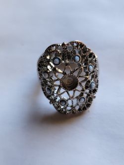 ...Art Deco Sterling Silver,Marcasites Floral Flower