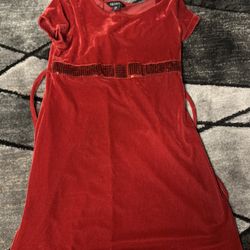 Girls Red Dress $14