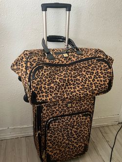 🐆 Diane von Furstenberg (DVF) Leopard Print Luggage Set
