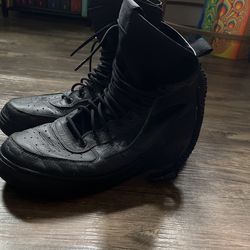 Nike Air Force 1 Special Forces 11.5 2017 Triple Black RARE