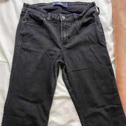 Hollister, Mid-Rise Boot, Black and w28L