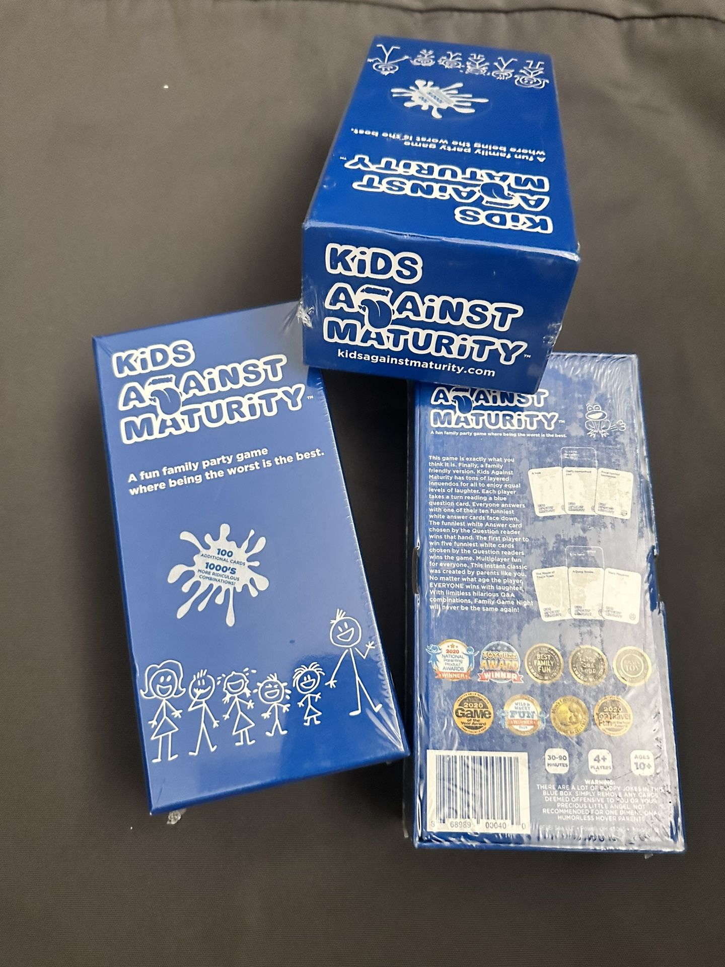 Kids Against Maturity: Card Game for Kids and Family, Super Fun Hilarious for Family Party Game Night, Combo Pack with Expansion #1