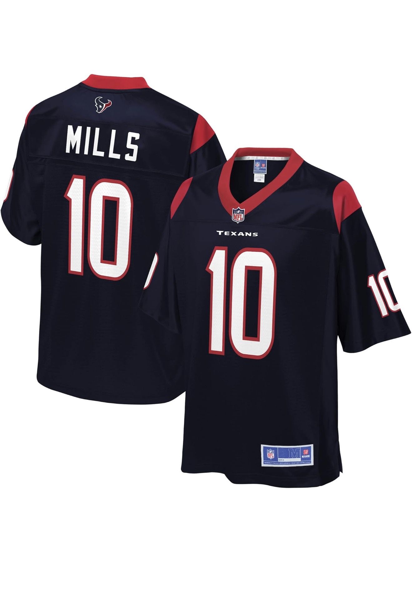 NFL Texans Davis Mills Jersey – M – BRAND NEW | $130 Retail | Game Day Gear