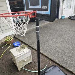 8 Foot Adjustable Basketball Hoop