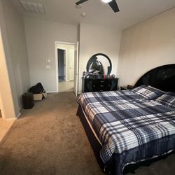 Queen Bed Set With Dresser Night Stand Mattress