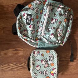 Hello Kitty Backpack & Lunchpale