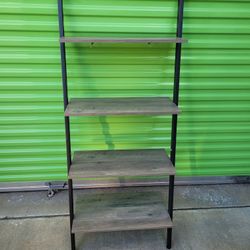 Gray Ladder Shelf 