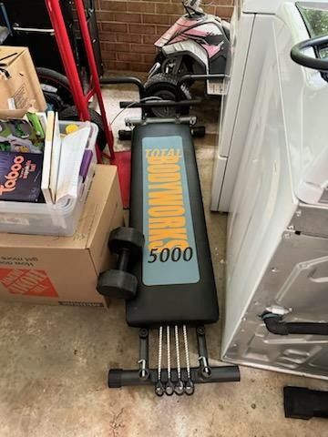 Exercise Equipment And A Bag