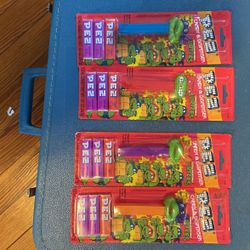 4 Ninja Turtle Pez 