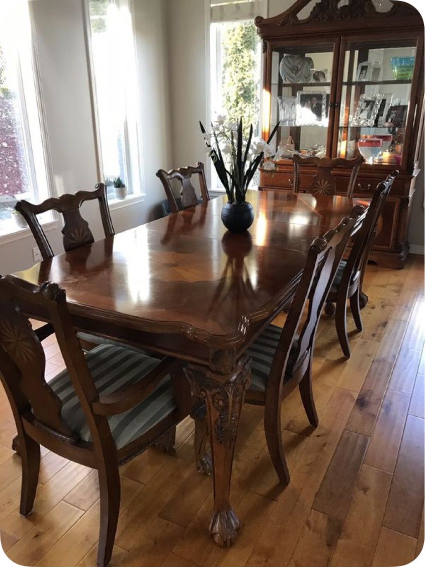 Dining Room Table and Armoire