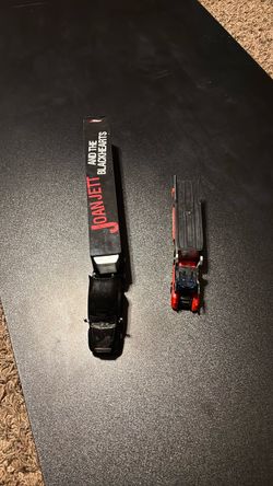 Two hotwheel semi trucks