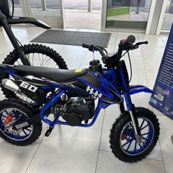 Kid’s 49CC Mini Dirt Bike New! Finance For $50 Down Payment!!
